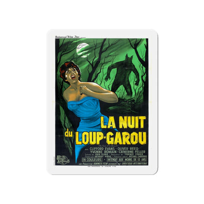 CURSE OF THE WEREWOLF (FRENCH) 1961 Movie Poster - Die-Cut Magnet-5" x 5"-The Sticker Space