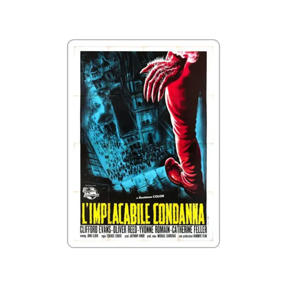 CURSE OF THE WEREWOLF (ITALIAN) 1961 Movie Poster STICKER Vinyl Die-Cut Decal 2 Inch - The Sticker Space