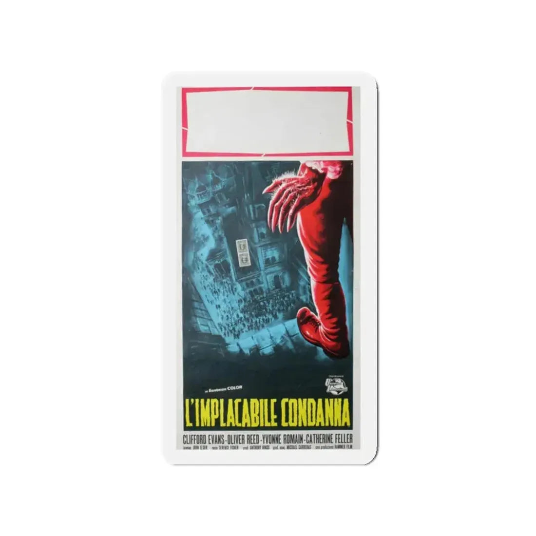 CURSE OF THE WEREWOLF (ITALIAN) 2 1961 Movie Poster - Refrigerator Magnet 2 Inch - The Sticker Space