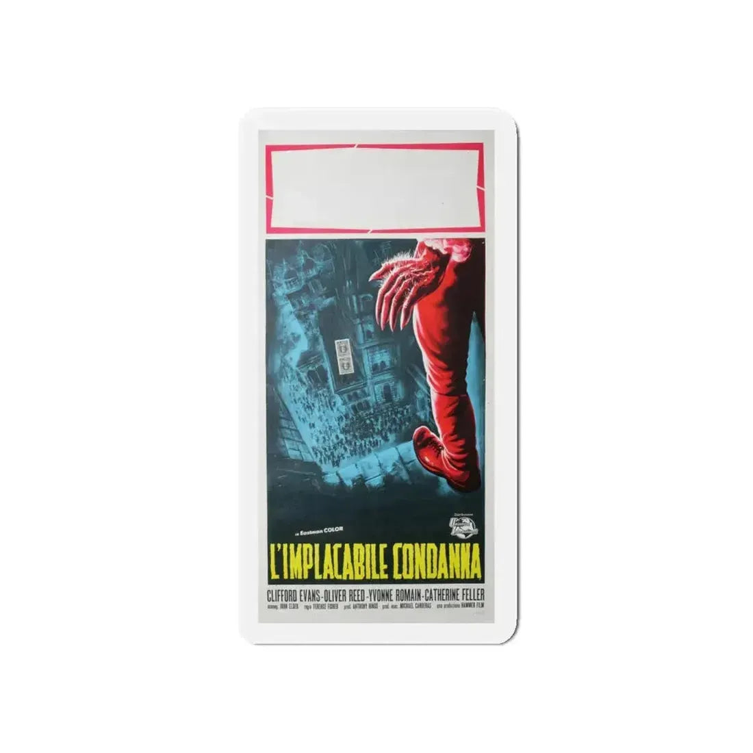 CURSE OF THE WEREWOLF (ITALIAN) 2 1961 Movie Poster - Refrigerator Magnet 5 Inch - The Sticker Space