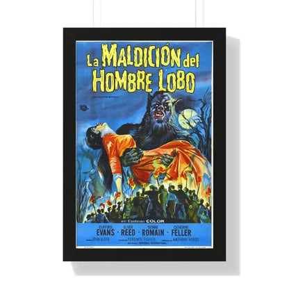 CURSE OF THE WEREWOLF (SPANISH) 1961 - Framed Movie Poster 16″ x 24″ Black - The Sticker Space