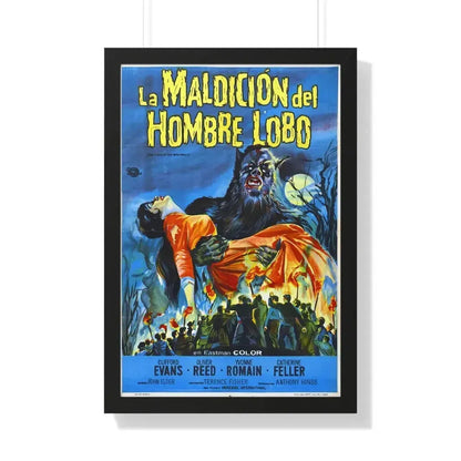 CURSE OF THE WEREWOLF (SPANISH) 1961 - Framed Movie Poster 20" x 30" Black - The Sticker Space