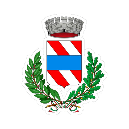 Cursolo-Orasso-Stemma (Italy) (Coat of Arms) STICKER Vinyl Kiss-Cut Decal 3 Inch White - The Sticker Space