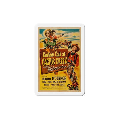 Curtain Call at Cactus Creek 1950 Movie Poster Refrigerator Magnet 5 Inch - The Sticker Space
