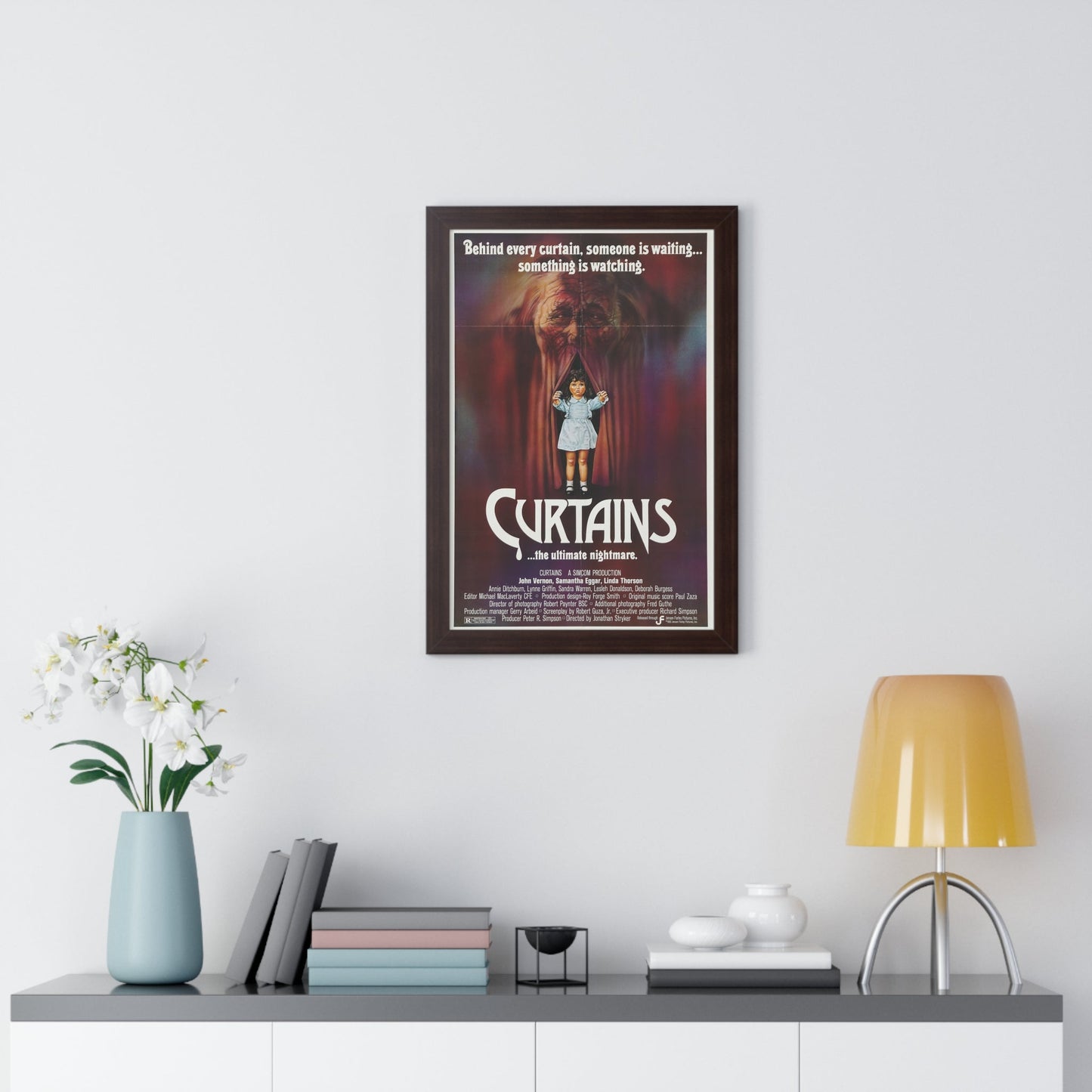 CURTAINS 1983 - Framed Movie Poster-The Sticker Space