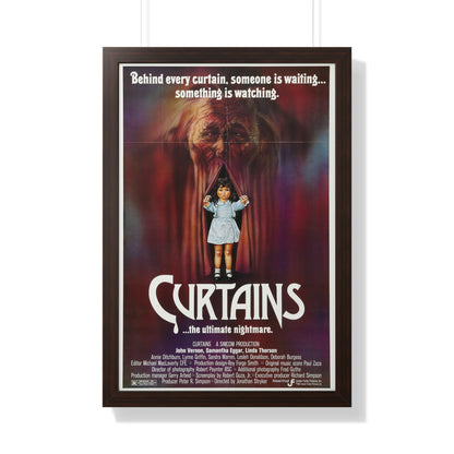 CURTAINS 1983 - Framed Movie Poster-20" x 30"-The Sticker Space