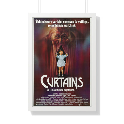 CURTAINS 1983 - Framed Movie Poster-20" x 30"-The Sticker Space