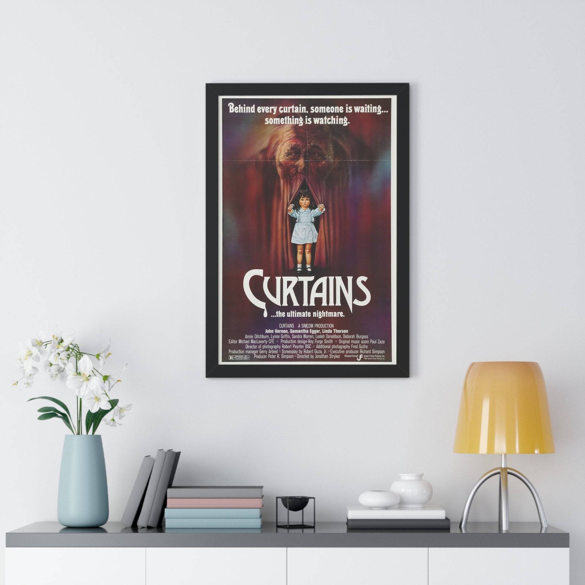 CURTAINS 1983 - Framed Movie Poster-The Sticker Space