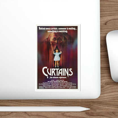 CURTAINS 1983 Movie Poster STICKER Vinyl Die-Cut Decal-The Sticker Space