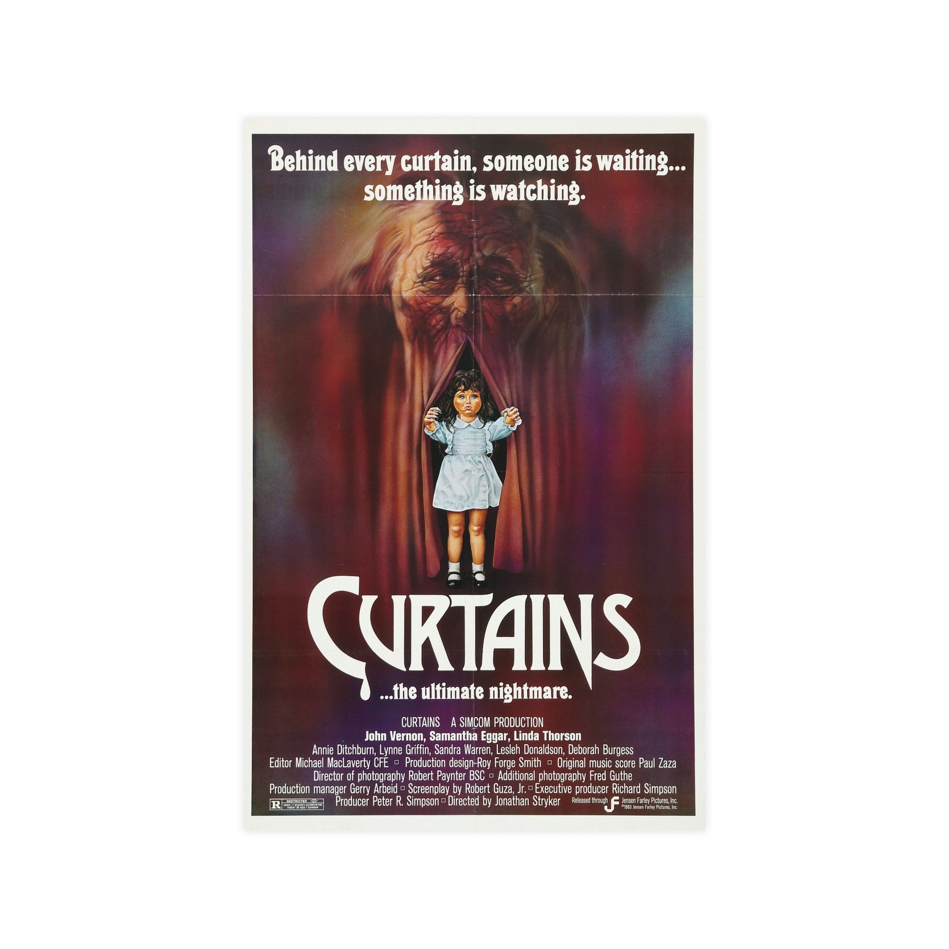 CURTAINS 1983 - Paper Movie Poster-11″ x 17″ (Vertical)-The Sticker Space
