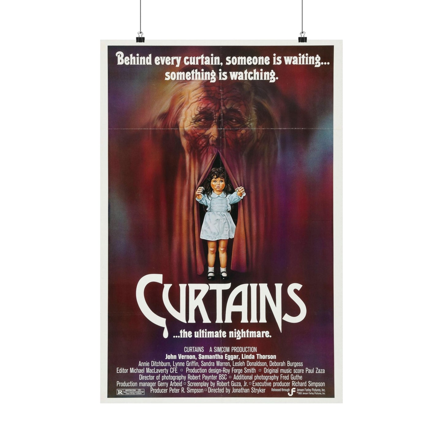 CURTAINS 1983 - Paper Movie Poster-20″ x 30″-The Sticker Space