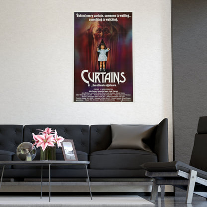 CURTAINS 1983 - Paper Movie Poster-The Sticker Space