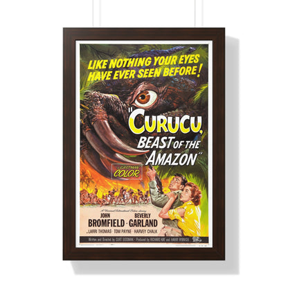 CURUCU, BEAST OF THE AMAZON 1956 - Framed Movie Poster-16″ x 24″-The Sticker Space