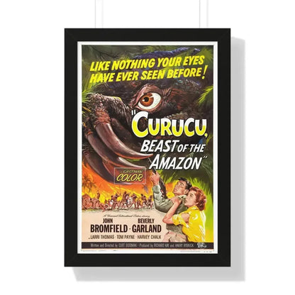 CURUCU, BEAST OF THE AMAZON 1956 - Framed Movie Poster - The Sticker Space