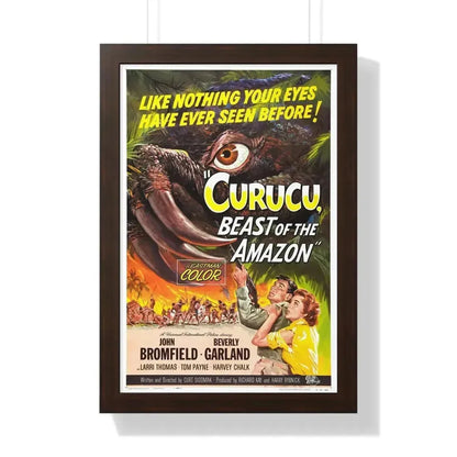 CURUCU, BEAST OF THE AMAZON 1956 - Framed Movie Poster - The Sticker Space