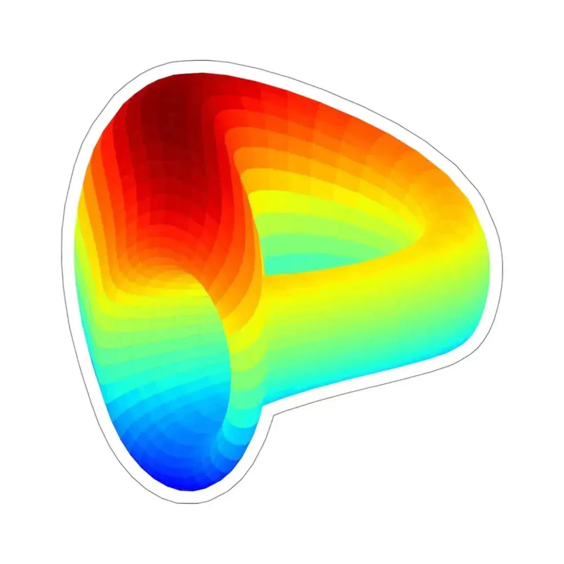 CURVE DAO TOKEN CRV (Cryptocurrency) STICKER Vinyl Die-Cut Decal 4 Inch - The Sticker Space