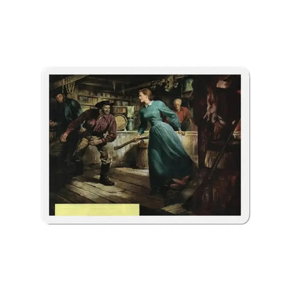 Custom of the Country, Collier's May 29, 1948 (Magazine Illustration) Refrigerator Magnet - The Sticker Space