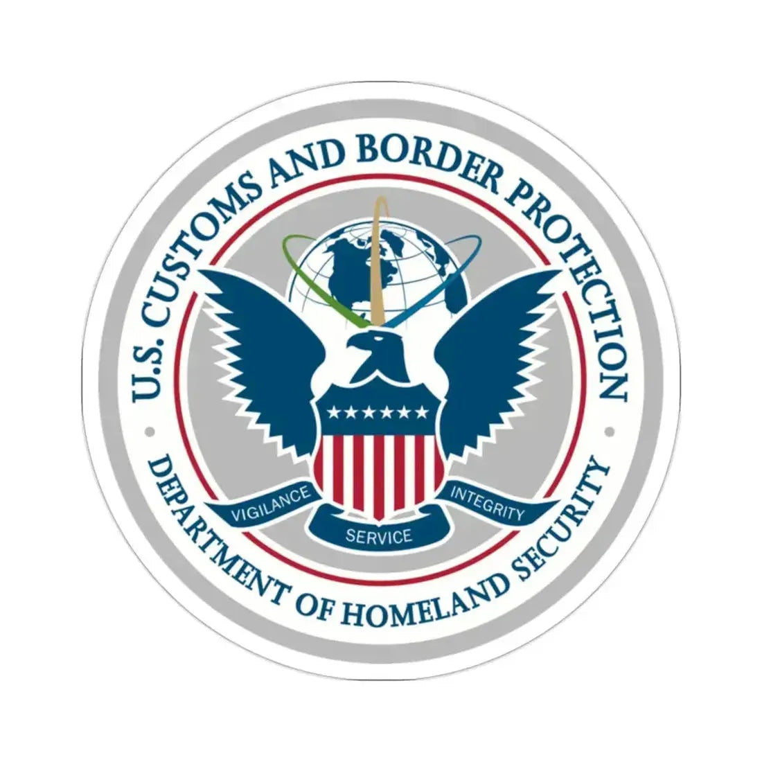 Customs and Border Protection STICKER Vinyl Die-Cut Decal 2 Inch - The Sticker Space