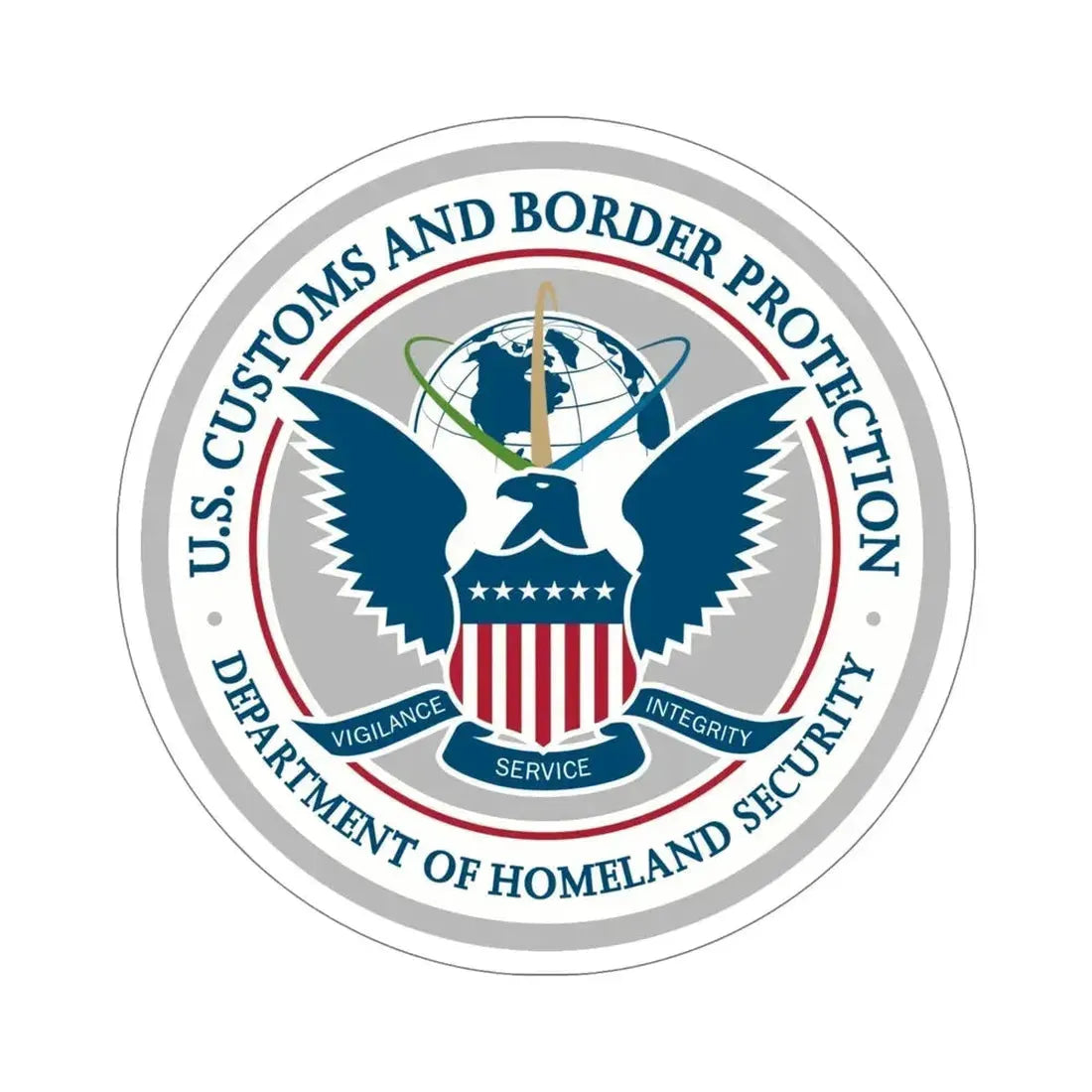 Customs and Border Protection STICKER Vinyl Die-Cut Decal - The Sticker Space