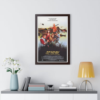 CUT AND RUN 1984 - Framed Movie Poster-The Sticker Space