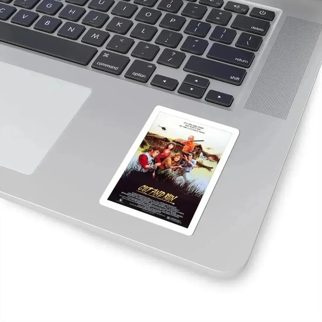 CUT AND RUN 1984 Movie Poster - STICKER Vinyl Kiss-Cut Decal - The Sticker Space