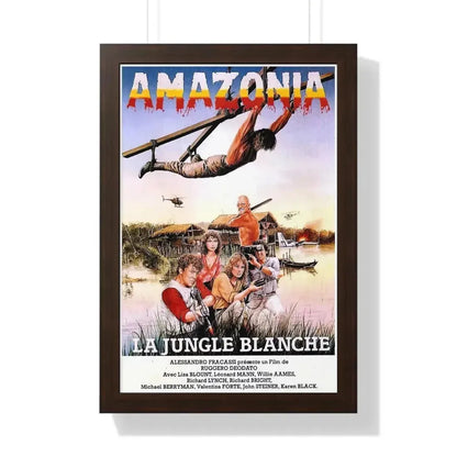 CUT AND RUN (FRENCH) 1984 - Framed Movie Poster - The Sticker Space