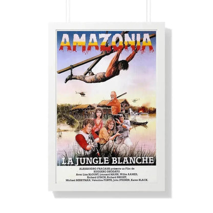 CUT AND RUN (FRENCH) 1984 - Framed Movie Poster - The Sticker Space