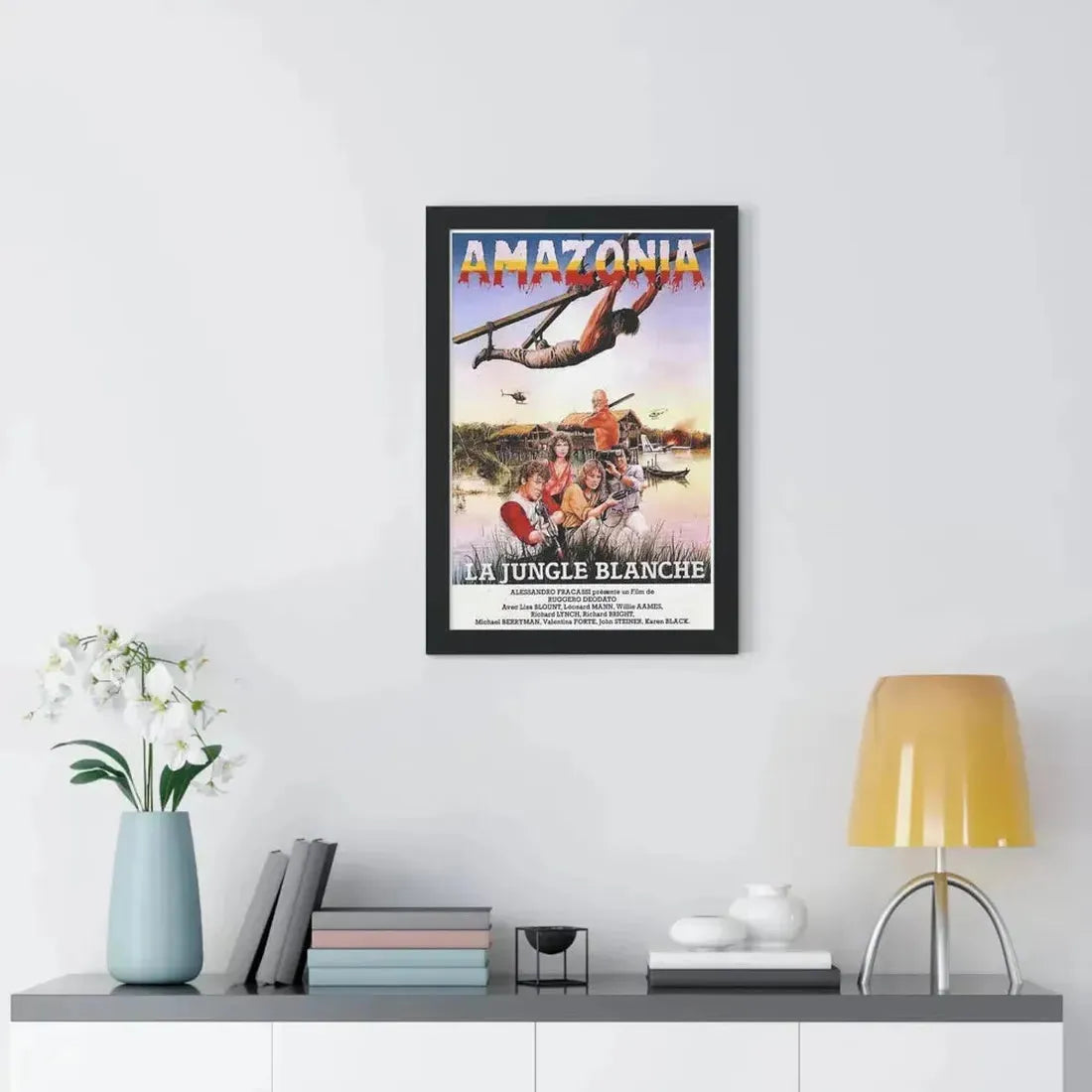 CUT AND RUN (FRENCH) 1984 - Framed Movie Poster - The Sticker Space