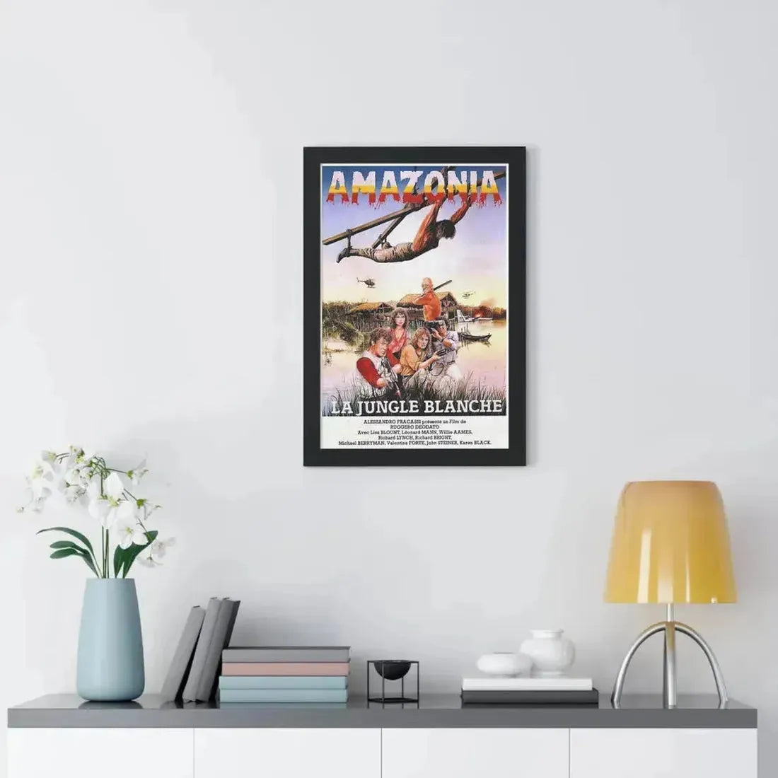 CUT AND RUN (FRENCH) 1984 - Framed Movie Poster - The Sticker Space