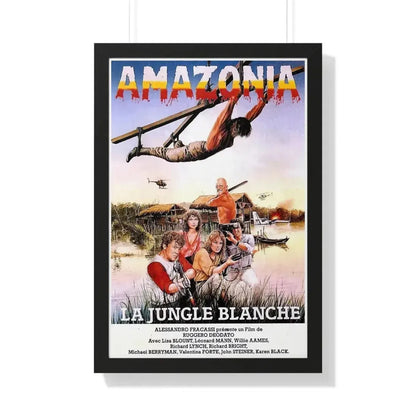 CUT AND RUN (FRENCH) 1984 - Framed Movie Poster - The Sticker Space