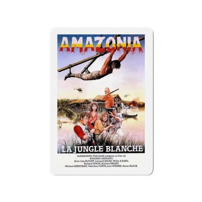 CUT AND RUN (FRENCH) 1984 Movie Poster - Refrigerator Magnet 3 Inch - The Sticker Space