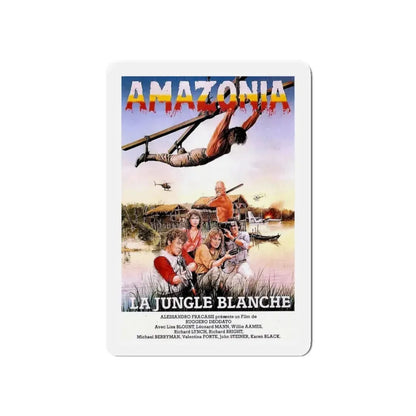 CUT AND RUN (FRENCH) 1984 Movie Poster - Refrigerator Magnet 5 Inch - The Sticker Space