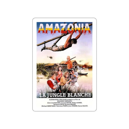 CUT AND RUN (FRENCH) 1984 Movie Poster STICKER Vinyl Die-Cut Decal 2 Inch - The Sticker Space