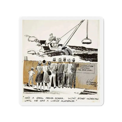 Cuties Daily Comic Strip, 1962 (2) (Magazine Illustration) Refrigerator Magnet - The Sticker Space