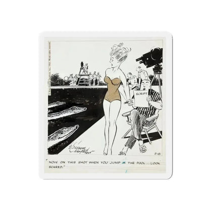 Cuties Daily Comic Strip, 1964 (Magazine Illustration) Refrigerator Magnet - The Sticker Space