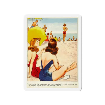 Cuties Hand Colored Daily Comic Strip, 1952 (2) (Magazine Illustration) Refrigerator Magnet - The Sticker Space