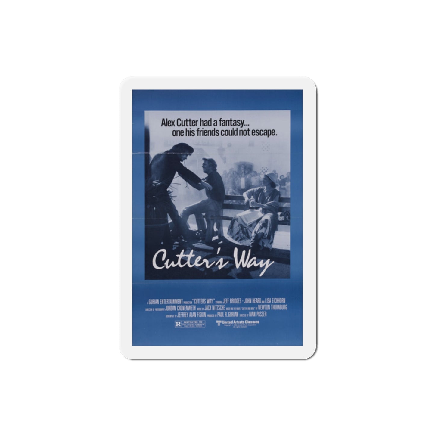 Cutter's Way 1981 Movie Poster Die-Cut Magnet-The Sticker Space