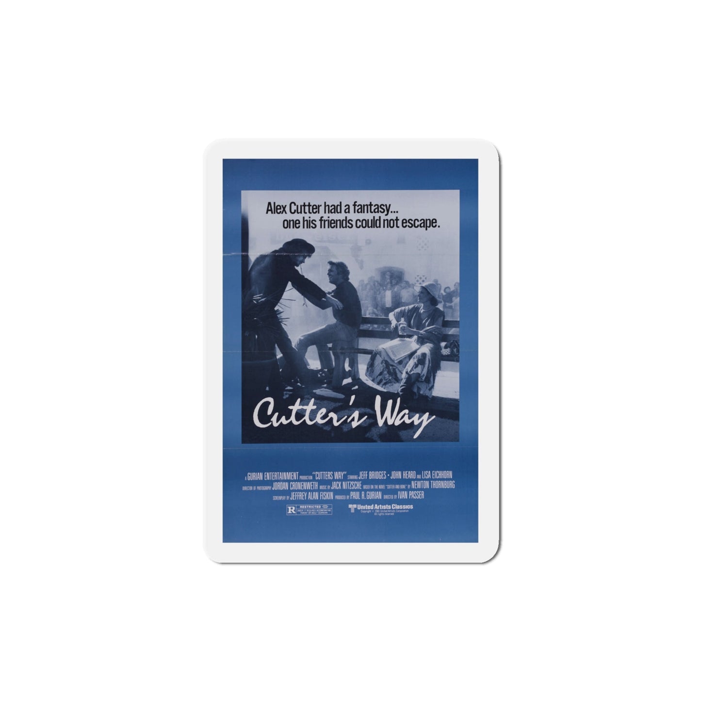 Cutter's Way 1981 Movie Poster Die-Cut Magnet-The Sticker Space