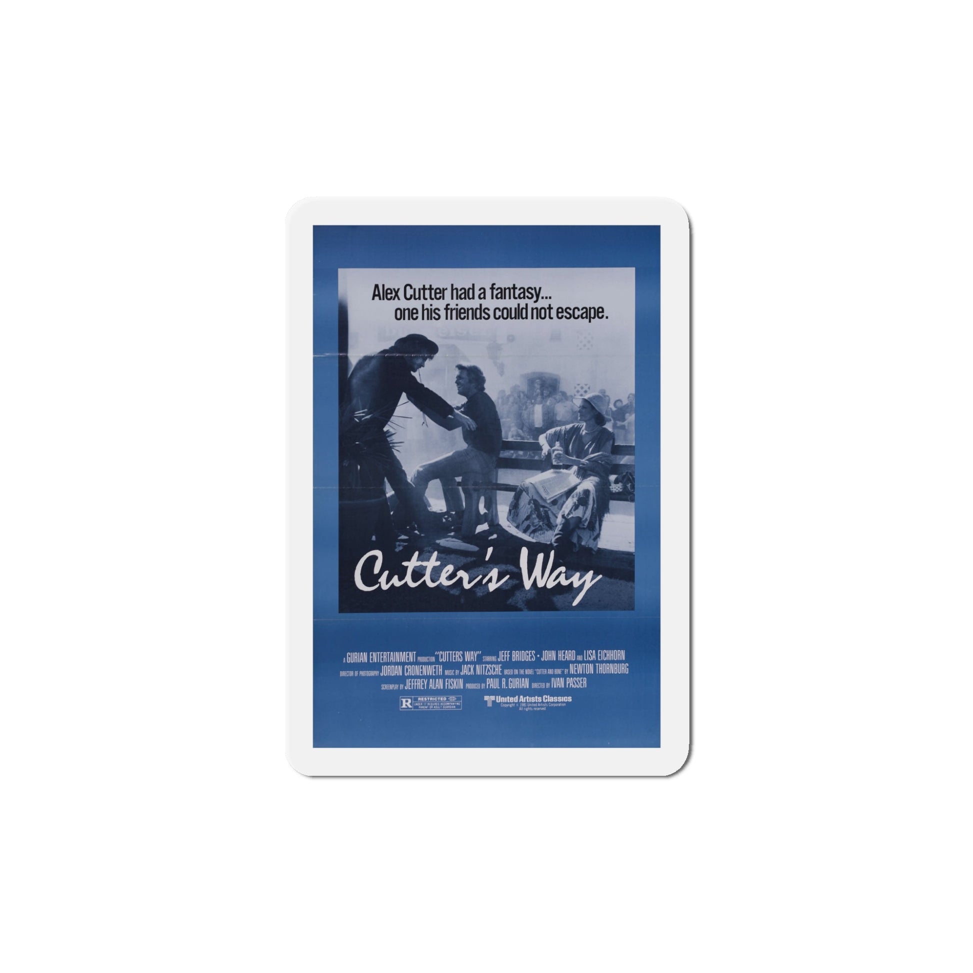 Cutter's Way 1981 Movie Poster Die-Cut Magnet-The Sticker Space