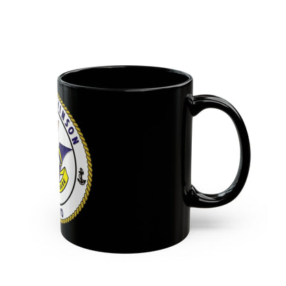 CVN 70 USS Carl Vinson 1982 (U.S. Navy) Black Coffee Mug-The Sticker Space