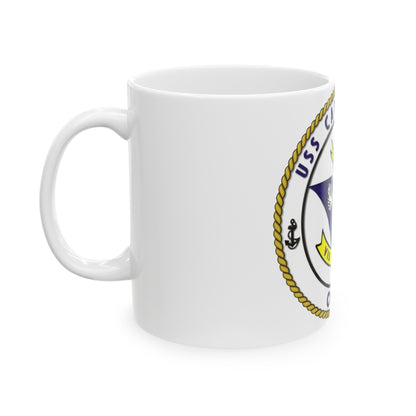 CVN 70 USS Carl Vinson 1982 (U.S. Navy) White Coffee Mug-The Sticker Space