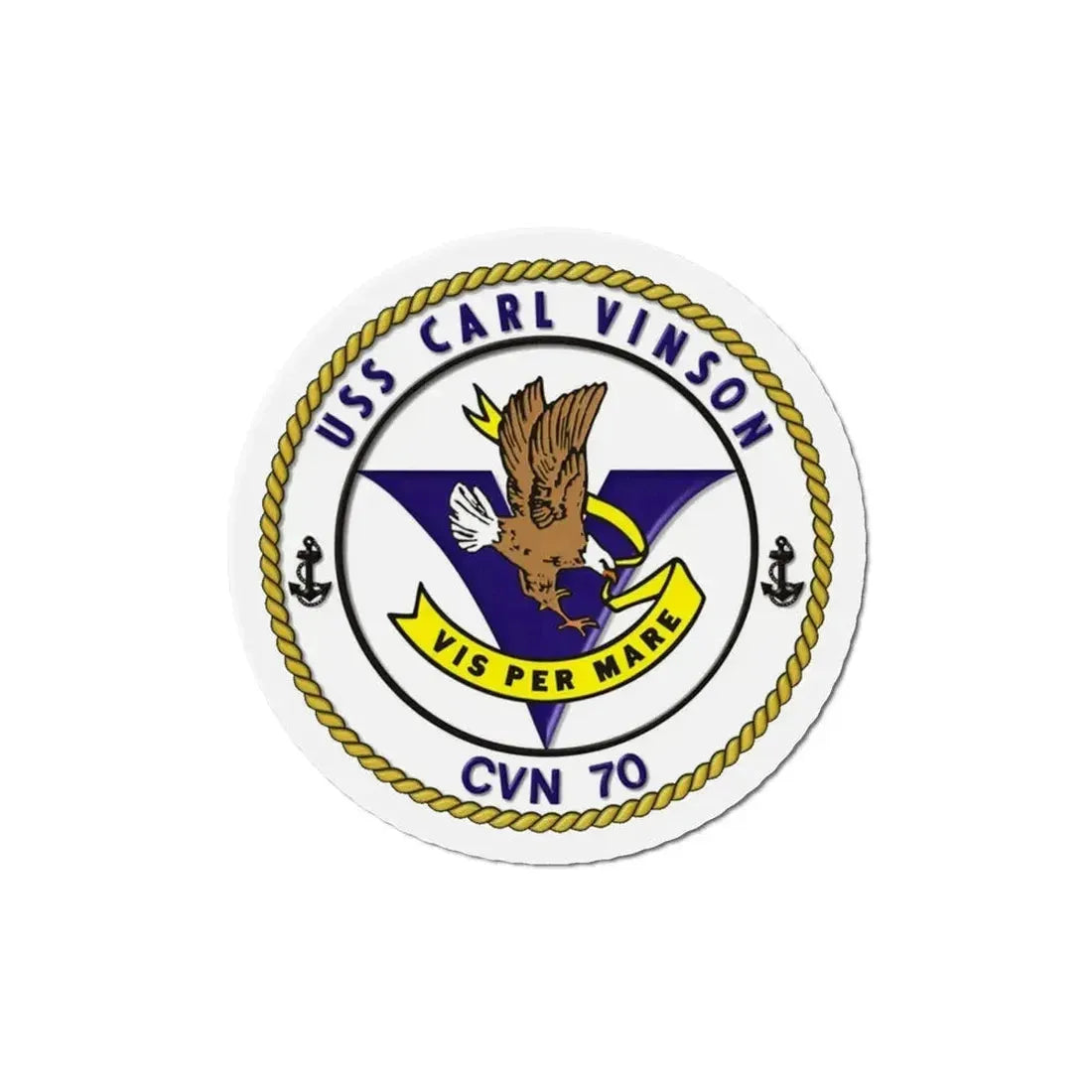 CVN 70 USS Carl Vinson 1982 (U.S. Navy) Refrigerator Magnet 6 Inch - The Sticker Space