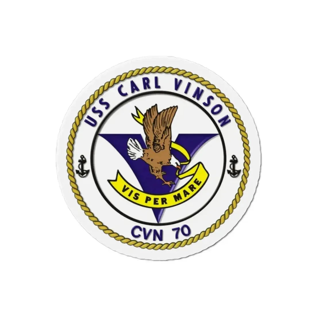 CVN 70 USS Carl Vinson 1982 (U.S. Navy) Refrigerator Magnet - The Sticker Space