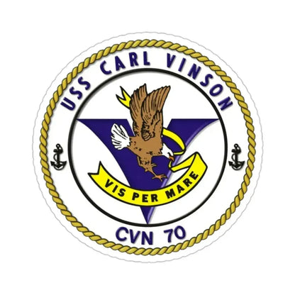 CVN 70 USS Carl Vinson 1982 (U.S. Navy) STICKER Vinyl Die-Cut Decal - The Sticker Space