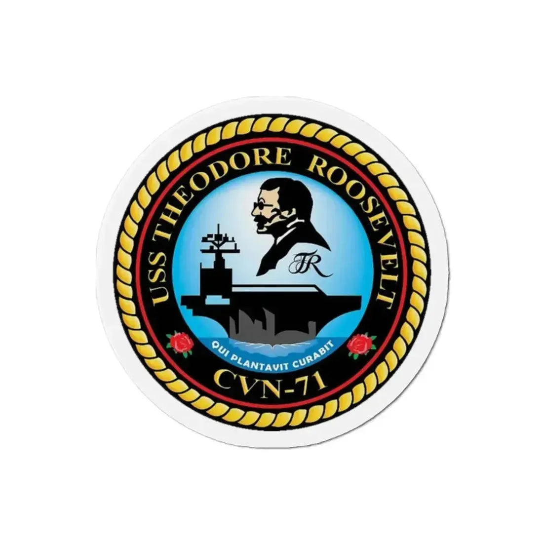 CVN 71 USS Theodore Roosevelt 1986 (U.S. Navy) Refrigerator Magnet - The Sticker Space