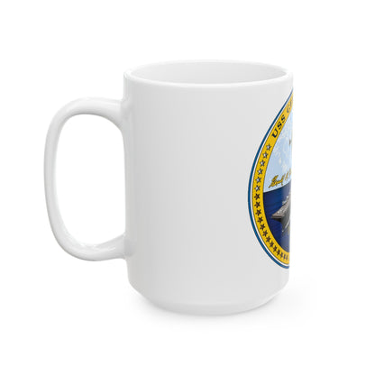 CVN 78 USS Gerald R Ford 2017 (U.S. Navy) White Coffee Mug-The Sticker Space