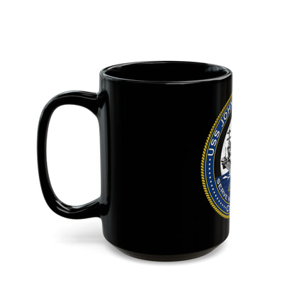 CVN 79 USS John F Kennedy (U.S. Navy) Black Coffee Mug-The Sticker Space