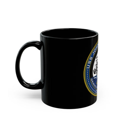 CVN 79 USS John F Kennedy (U.S. Navy) Black Coffee Mug-The Sticker Space