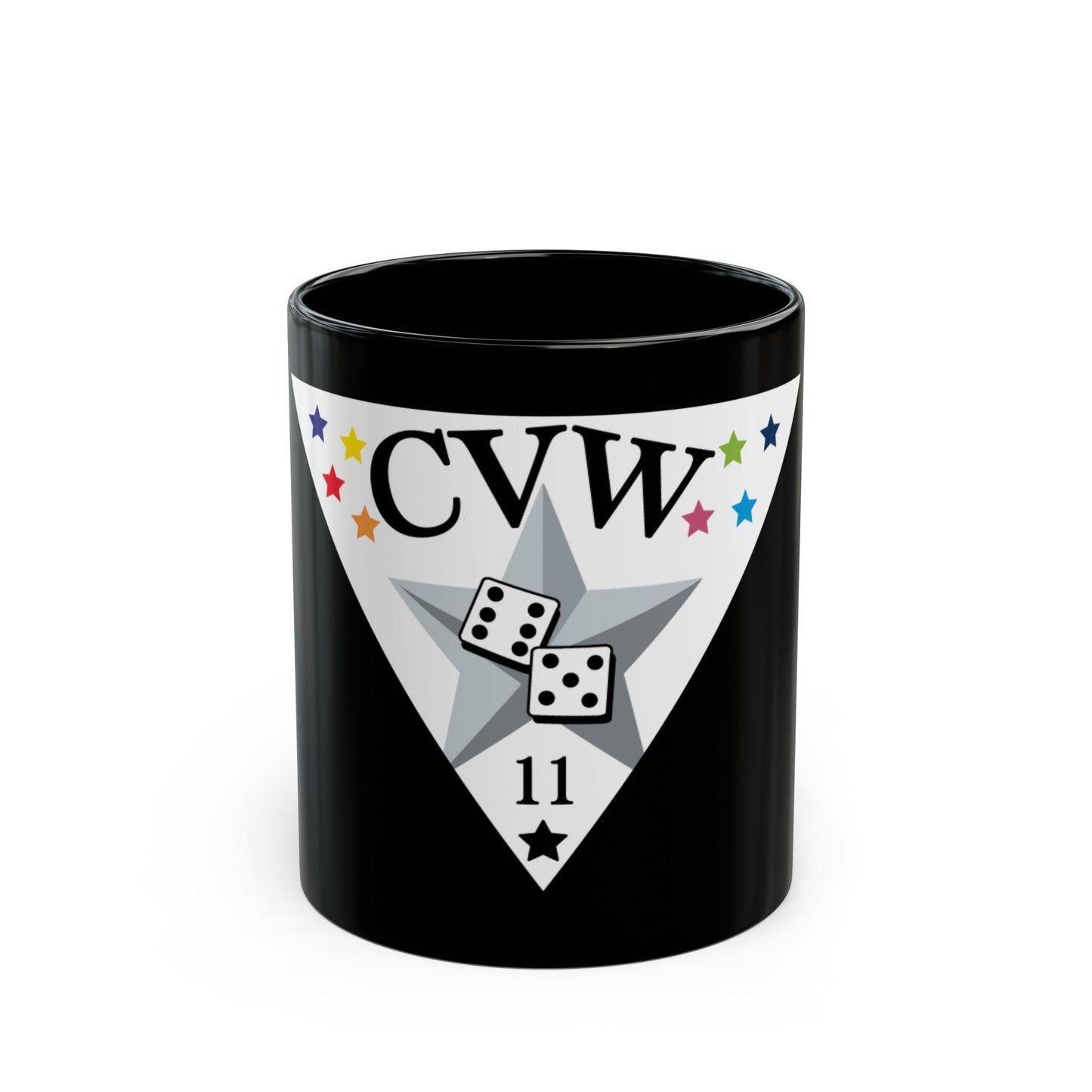 CVW 11 Carrier air wing (U.S. Navy) Black Coffee Mug-11oz-The Sticker Space