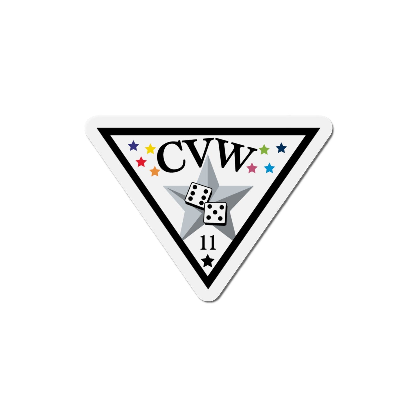 CVW 11 Carrier Air Wing (U.S. Navy) Die-Cut Magnet-5" x 5"-The Sticker Space